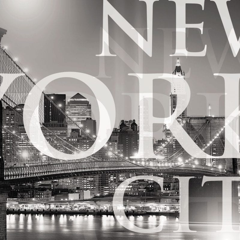 Fotomural Letras New York 1614 Komar