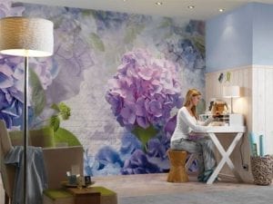 Fotomural Hortencias 8705 - Komar