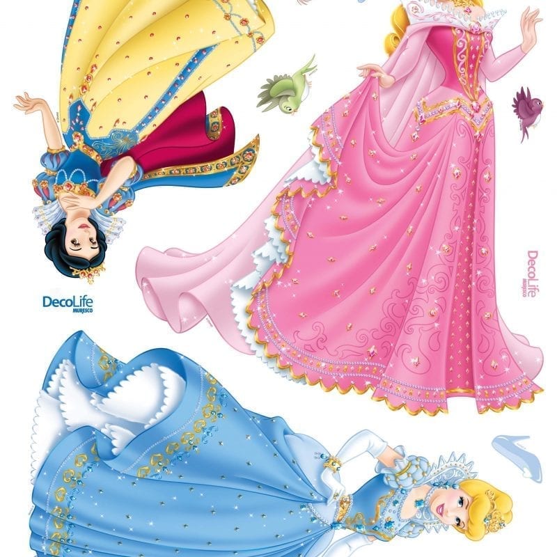 Wallsticker infantil Princesas DISNEY 1522-1 Decolife Muresco