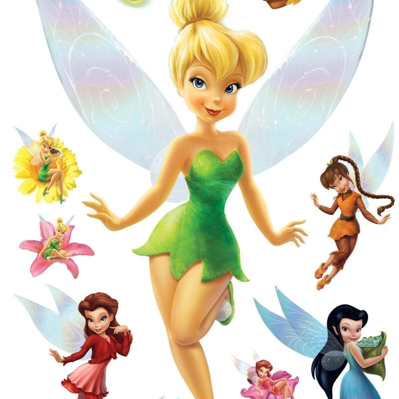 Wallsticker infantil Hadas DISNEY 1524-1 Decolife Muresco