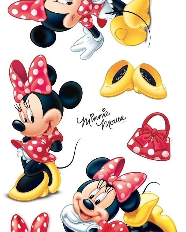 Wallsticker infantil Minnie DISNEY 1591-1 Decolife Muresco