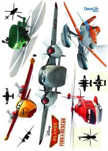 Wallsticker infantil Aviones / Plains DISNEY 1597-1 Decolife Muresco