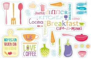 Wallsticker cocina 1605-1 Decolife Muresco