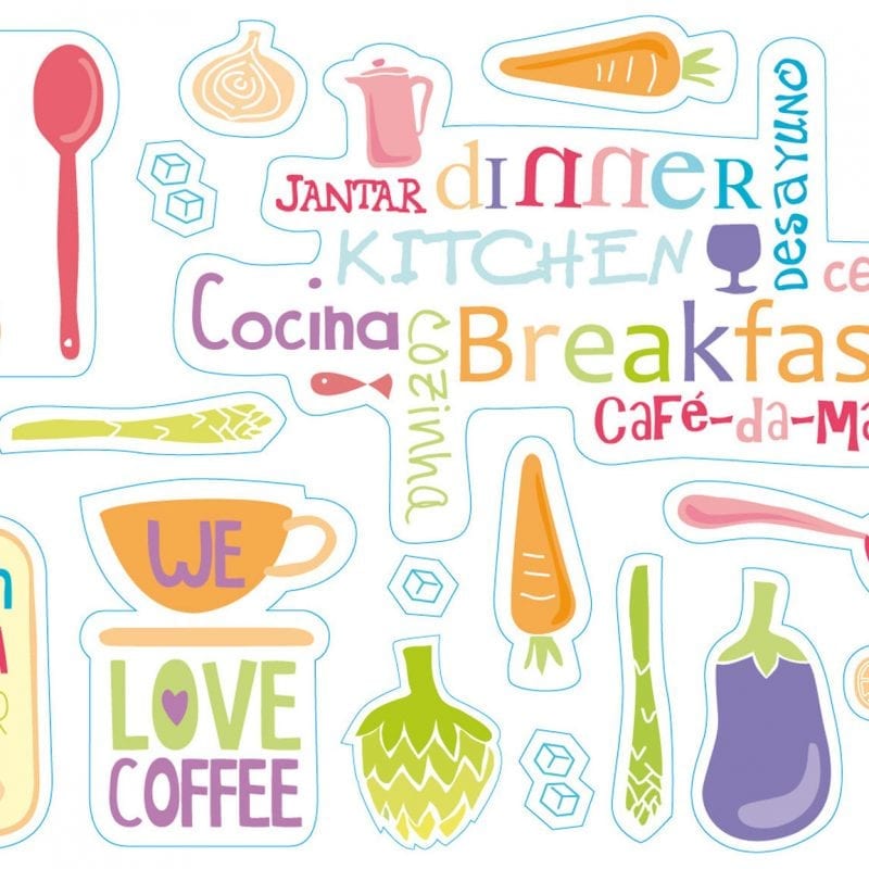 Wallsticker cocina 1605-1 Decolife Muresco