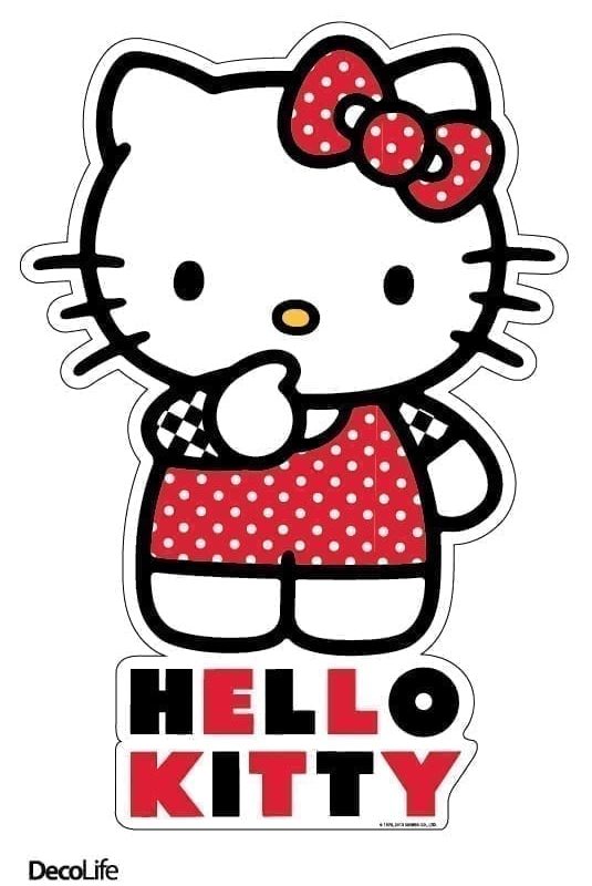Wallsticker infantil Hello Kitty 1589