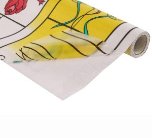 Pvc autoadhesivo AMARILLO FLOR - código 28029