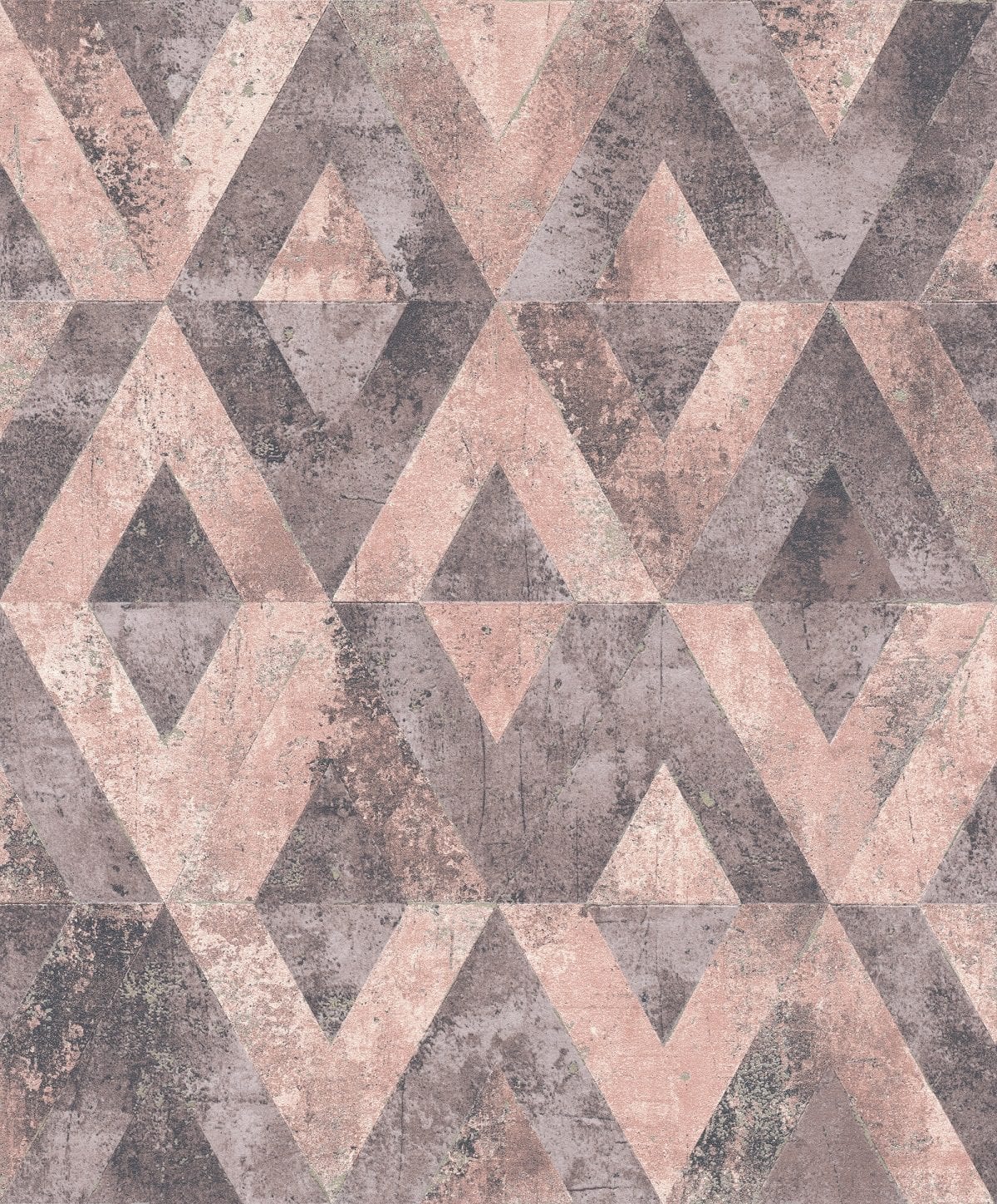 Papel mural piedra geométrica rosa y gris YUCATAN 535532 Rasch