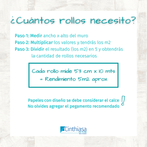 cuantos rollos necesito para empapelar