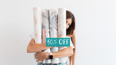 PAPEL MURAL 50% DCTO