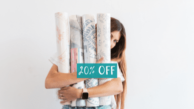 PAPEL MURAL 20% DCTO