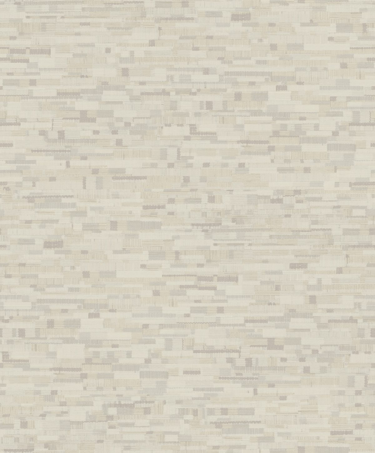 Papel mural non-woven lavable para interiores diseño de mosaicos geométricos, en color gris claro y crema