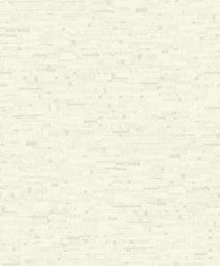 Papel mural non-woven lavable para interiores diseño de mosaicos geométricos, en color blanco