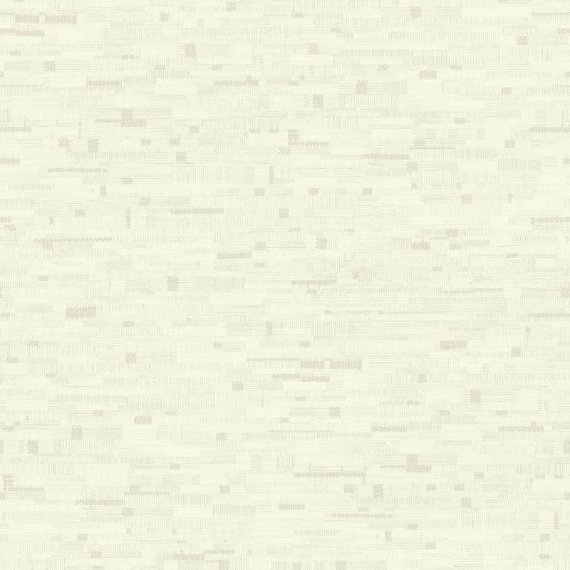 Papel mural non-woven lavable para interiores diseño de mosaicos geométricos, en color blanco