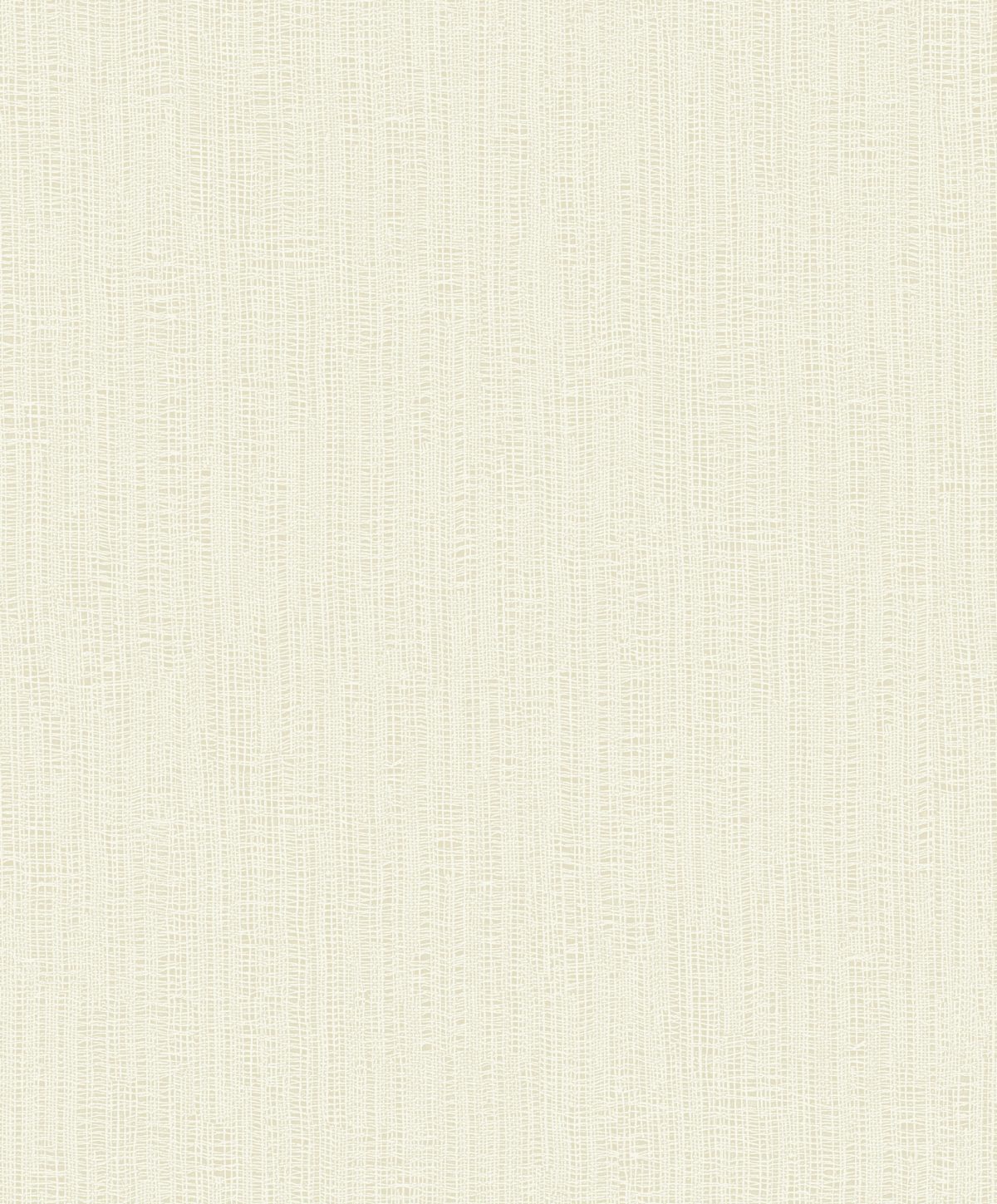 Papel mural non-woven lavable para interiores, de textura que imita un hilo suelto sobre el estampado jaspeado. Color liso blanco crema