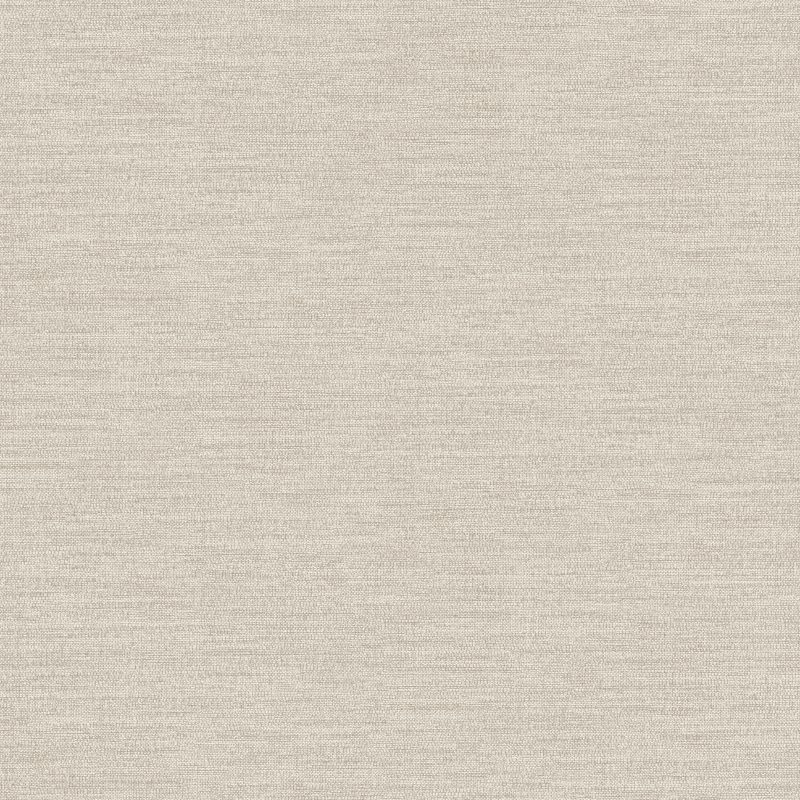 Papel mural non-woven lavable para interiores, de textura efecto rafia y trama en diferentes grosores, pero sin nudos, con un patrón horizontal. Color liso café con notas de rosado