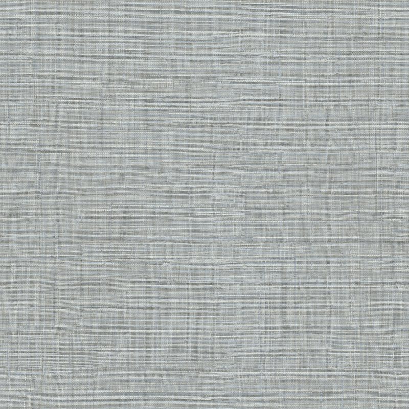 Papel mural non-woven lavable para interiores, de textura efecto arpillera, en tonalidad gris