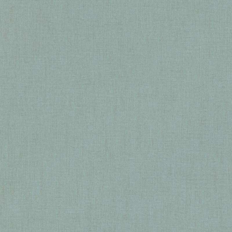 Papel mural non-woven lavable para interiores diseño liso en verde turquesa con textura similar a la tela