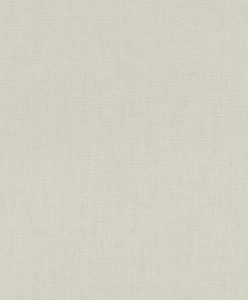 Papel mural non-woven lavable para interiores diseño liso en gris claro con textura similar a la tela