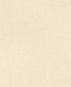 Papel mural non-woven lavable para interiores diseño liso en beige claro con textura similar a la tela