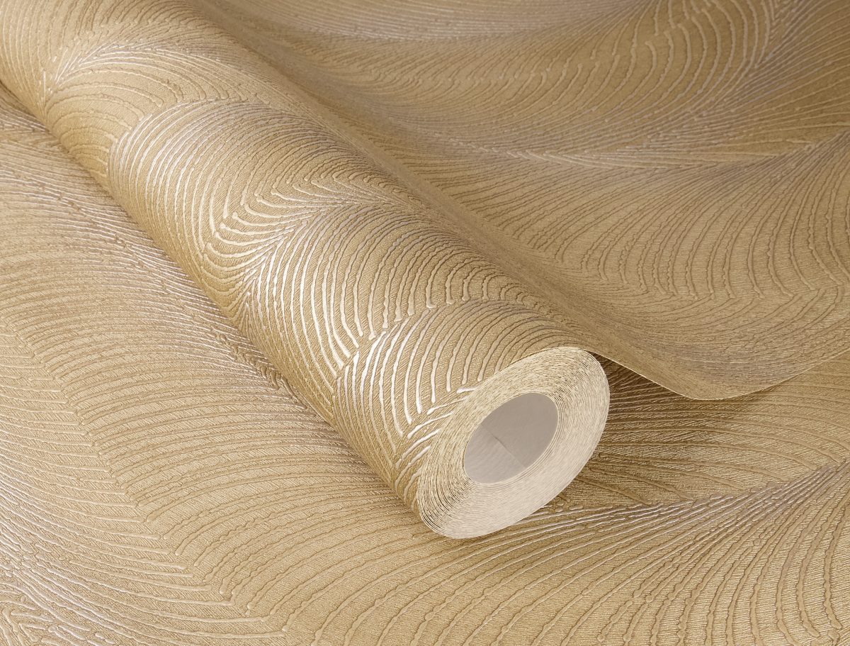 Detalle de la textura del papel mural non-woven lavable para interiores