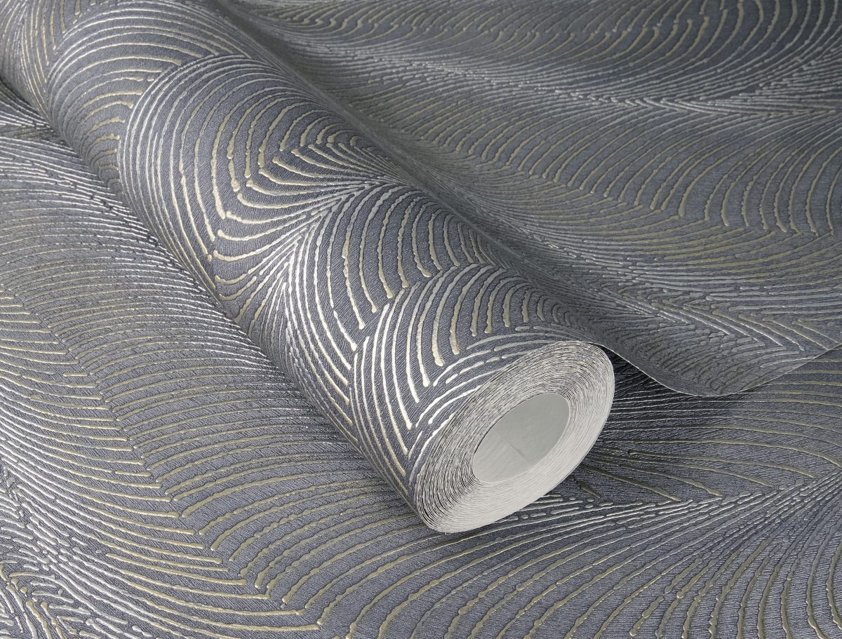 Detalle de la textura del papel mural non-woven lavable para interiores
