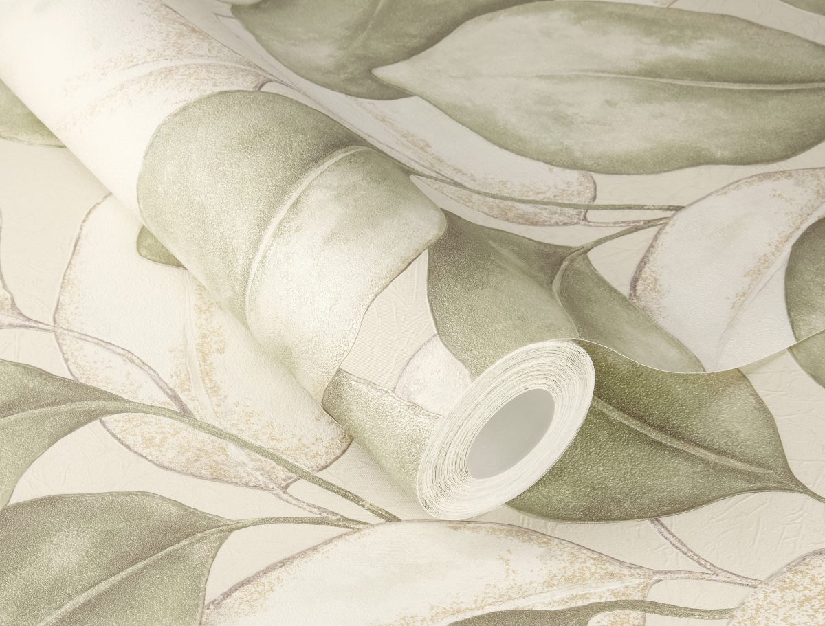 Detalle de la textura del papel mural non-woven lavable para interiores