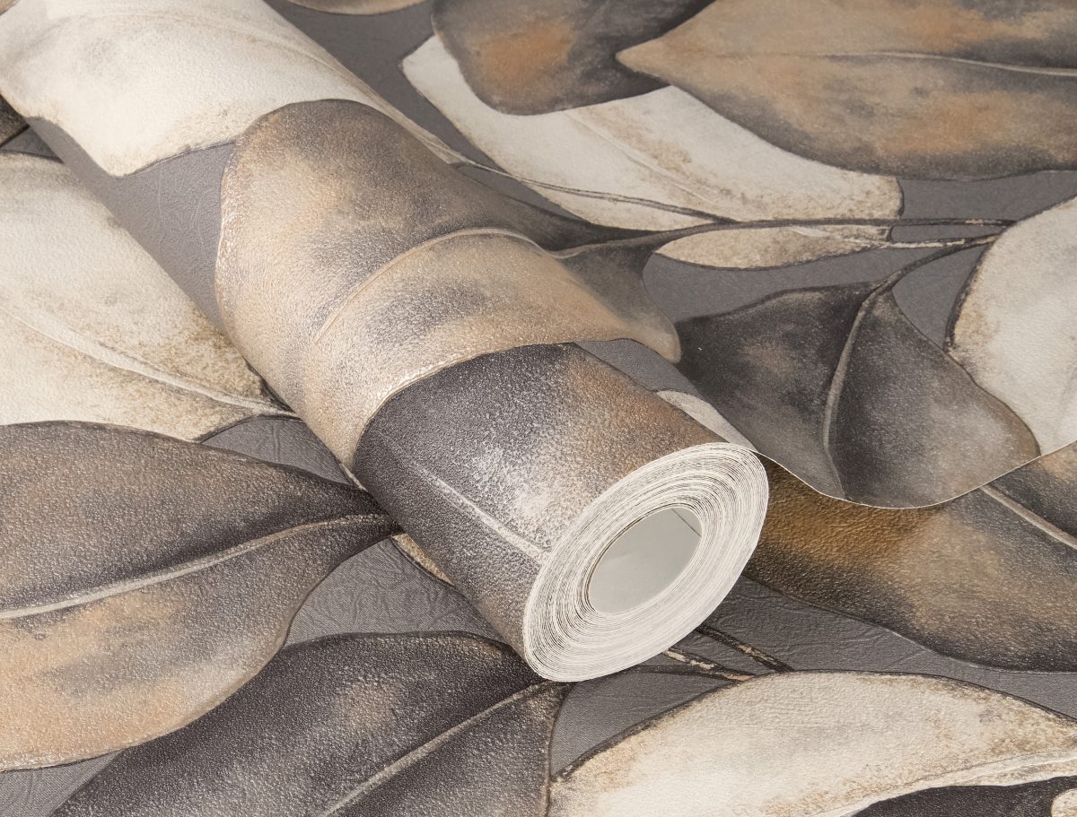 Detalle de la textura del papel mural non-woven lavable para interiores