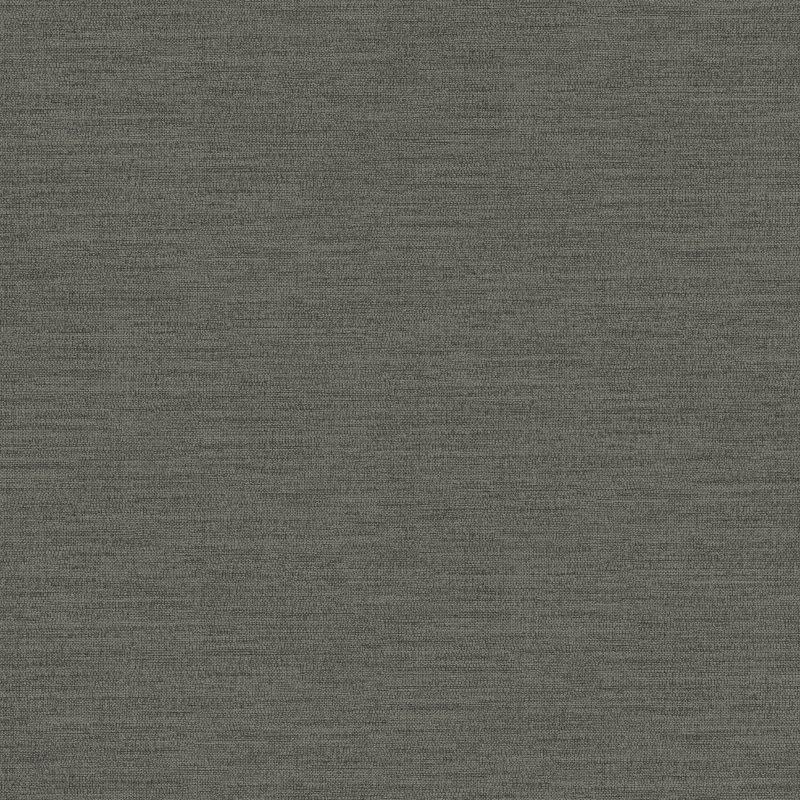 Papel mural non-woven lavable para interiores, de textura efecto rafia y trama en diferentes grosores, pero sin nudos, con un patrón horizontal. Color liso café