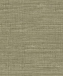 Papel mural non-woven lavable para interiores, de textura efecto arpillera, en tono café