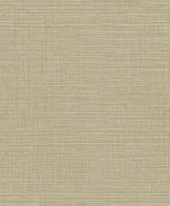 Papel mural non-woven lavable para interiores, de textura efecto arpillera, en tono beige
