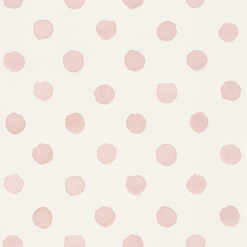 Papel mural infantil non-woven lavable para interiores lunares rosados