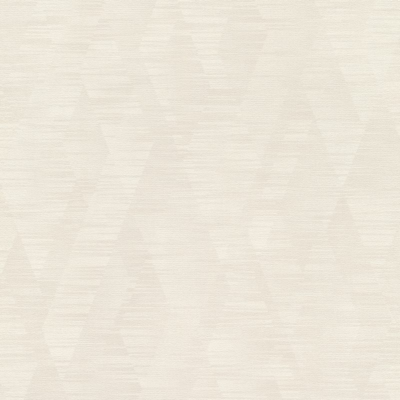 Papel mural non-woven lavable para interiores con un patrón geométrico de rombos con finas líneas horizontales que le dan un aspecto texturizado