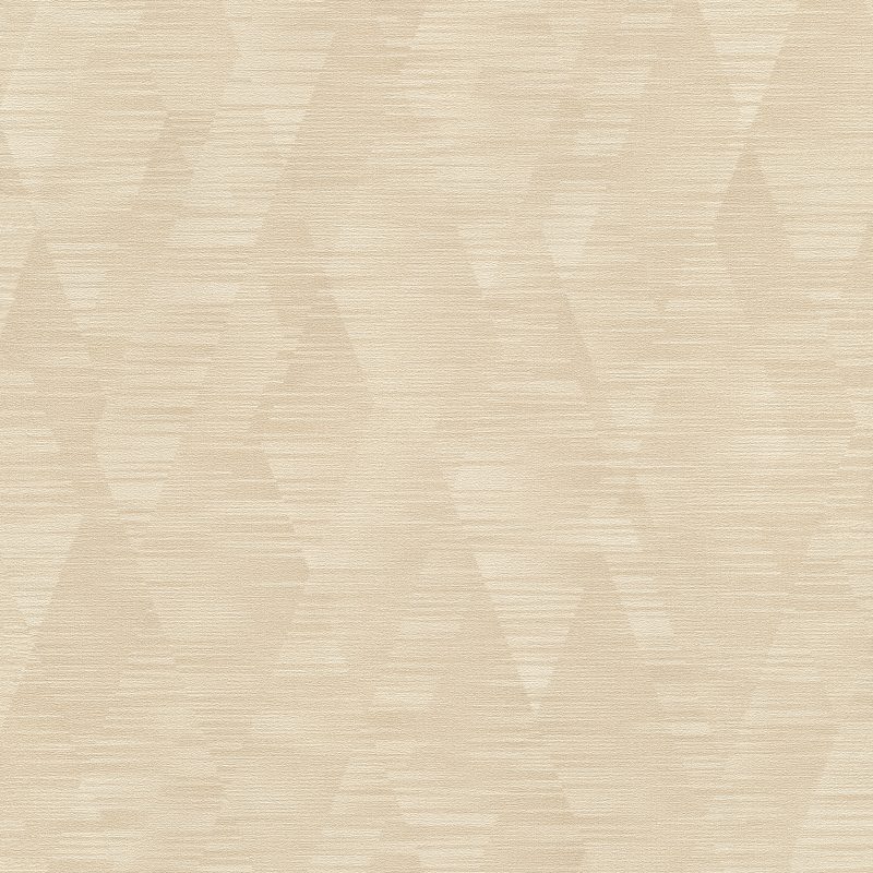 Papel mural non-woven lavable para interiores con un patrón geométrico de rombos con finas líneas horizontales que le dan un aspecto texturizado