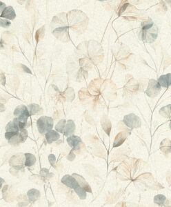 Papel mural Farm Living diseño floral tonos suaves