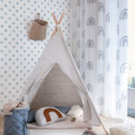 papel mural infantil decorativo para dormitorio de niños