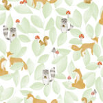 Papel Mural Animales Bosque 8032 | Kids & Kids