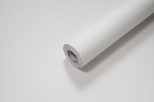 Papel mural Autoadhesivo texturado en rollo de 0.60 x 5 m color Blanco invierno, textura lino