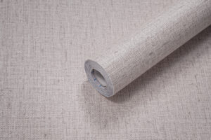 Papel mural Autoadhesivo texturado en rollo de 0.60 x 5 m color Beige, textura arpillera