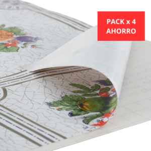 Papel PVC autoadhesivo diseño azulejos de cocina codigo 23859 pack x 4 rollos